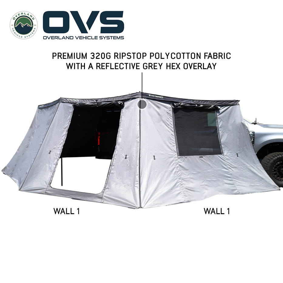 OVS XD Nomadic 270 Grey Hex Awning Walls - view 2