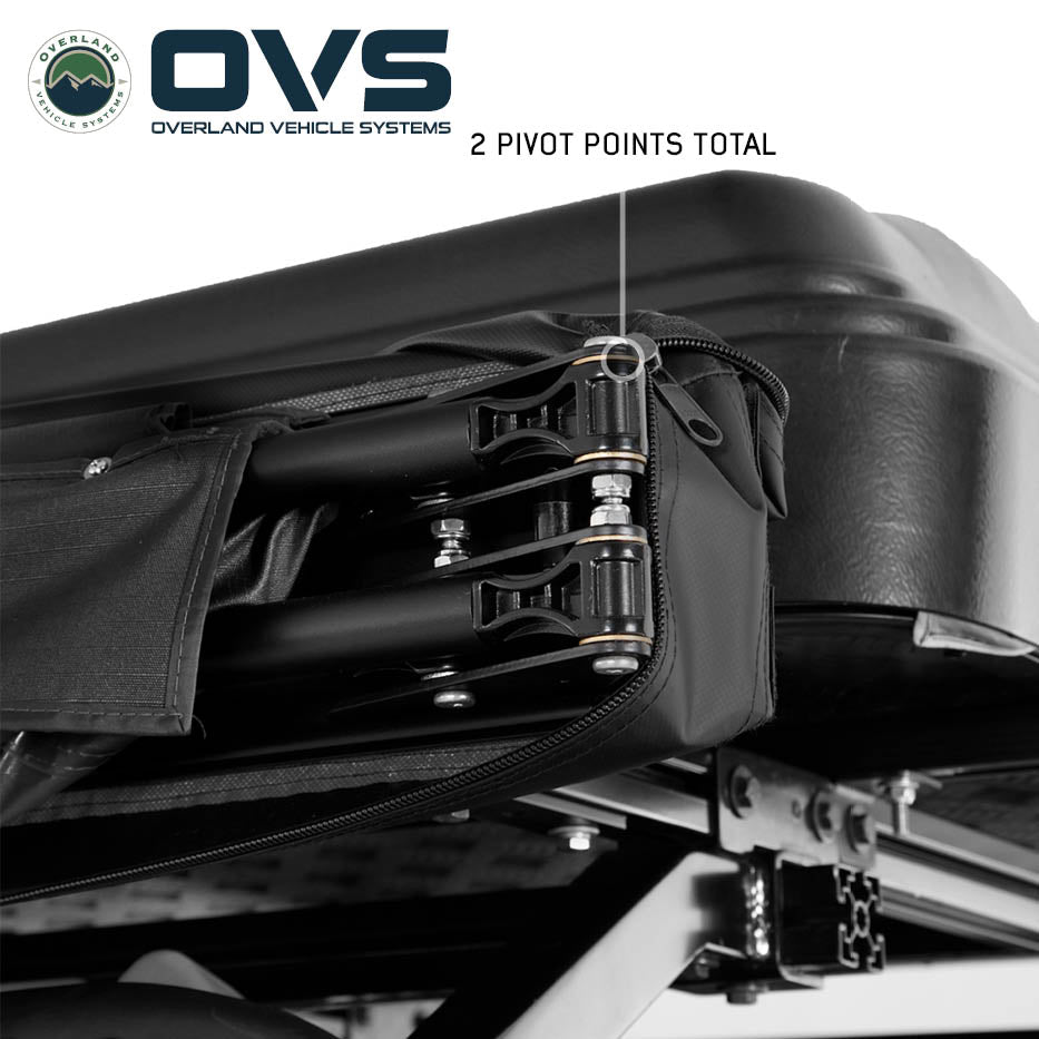 Overland Vehicle Systems XD Nomadic 180 LTE awning with black fabric and travel cover - view 8
