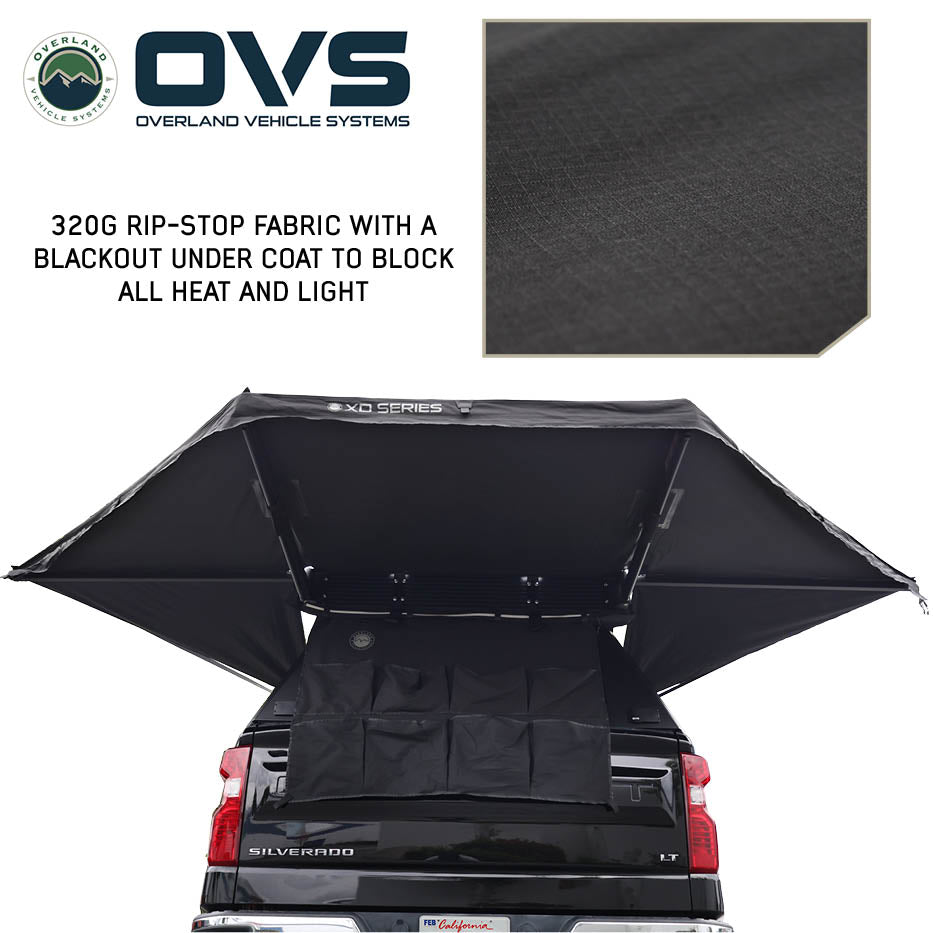 Overland Vehicle Systems XD Nomadic 315 degree awning with black fabric and travel cover - view 2