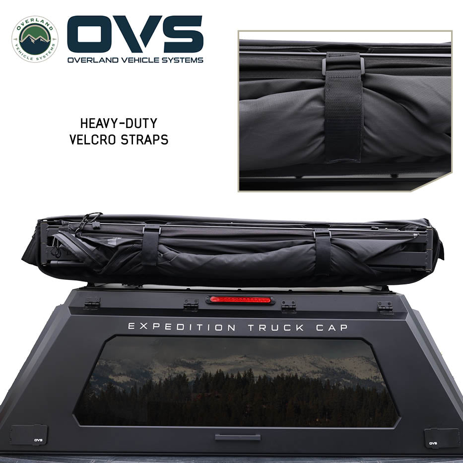 Overland Vehicle Systems XD Nomadic 315 degree awning with black fabric and travel cover - view 7