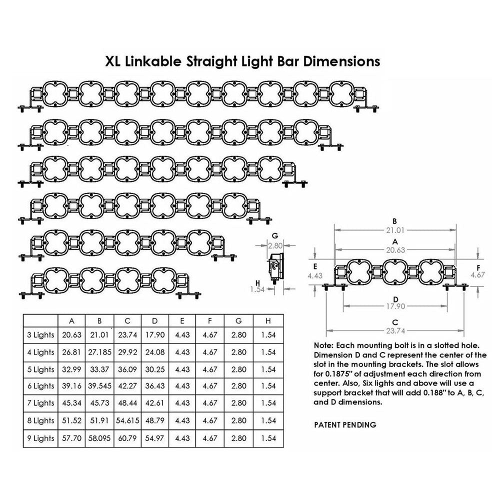 Baja Designs XL Pro Linkable LED Light Bar