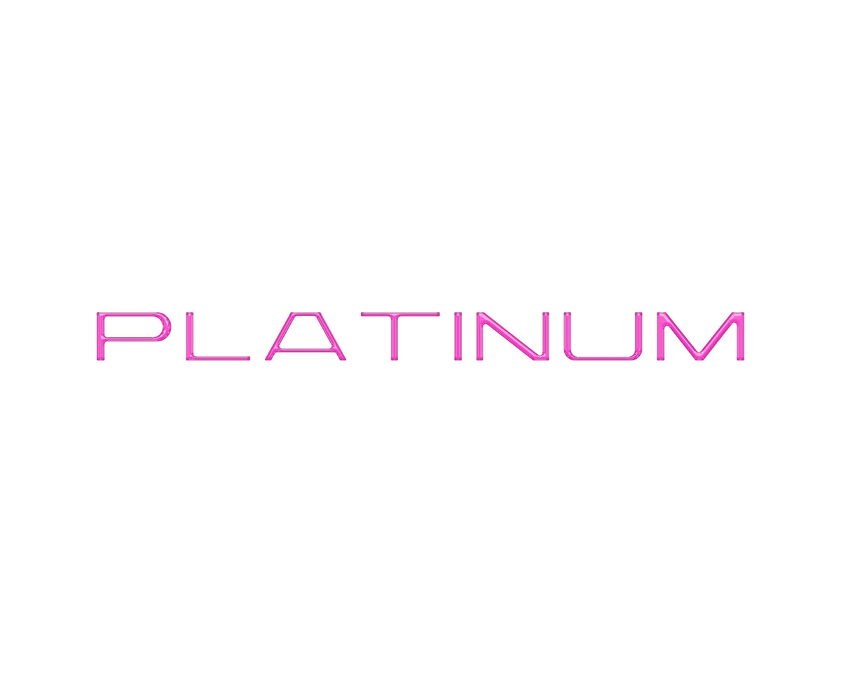 Tufskinz platinum rear hatch letter overlays for 2025-2027 Ford Expedition Platinum