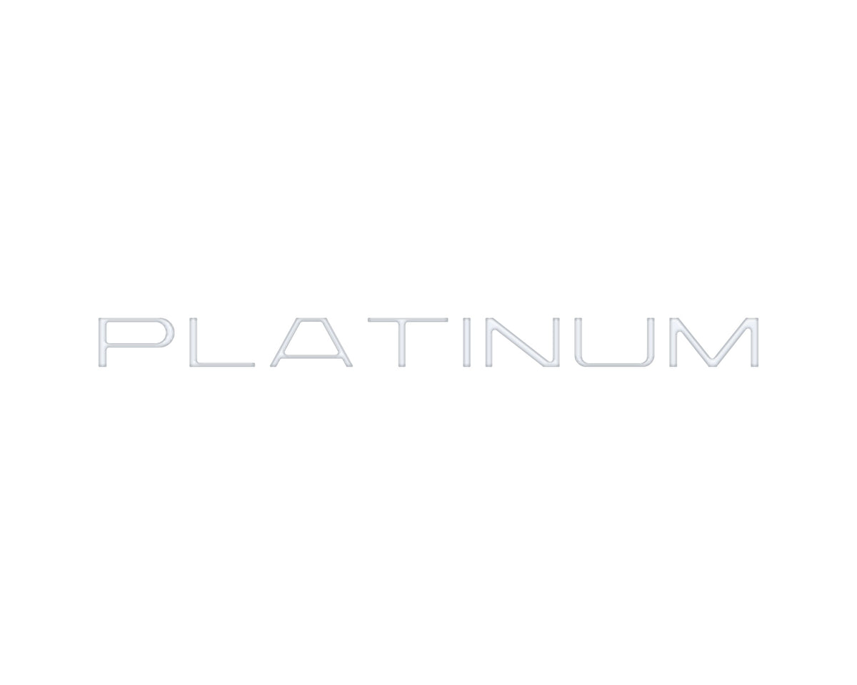 Tufskinz platinum rear hatch letter overlays for 2025-2027 Ford Expedition Platinum