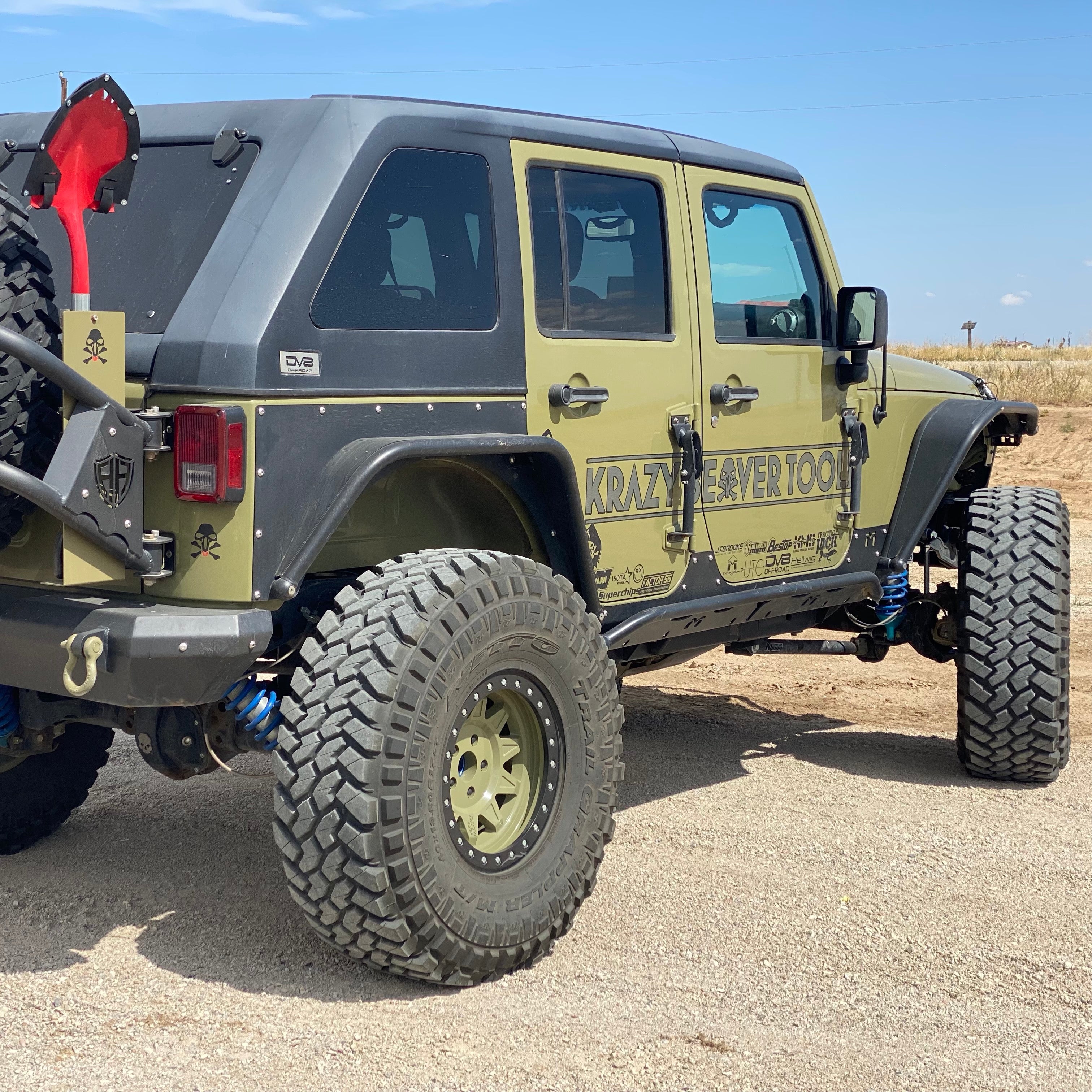 Pala Krazy Beaver (cabeza roja texturizada/mango amarillo 45637)