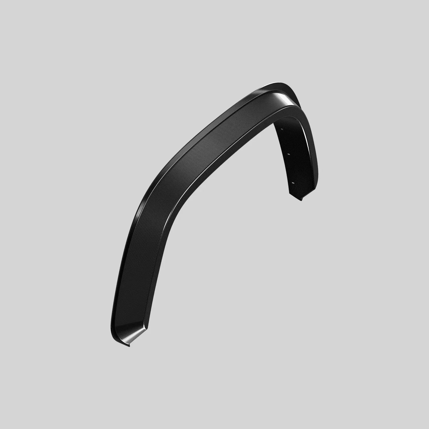 Black overland fender flare for Toyota Tacoma, off-road vehicle accessory on grey background
