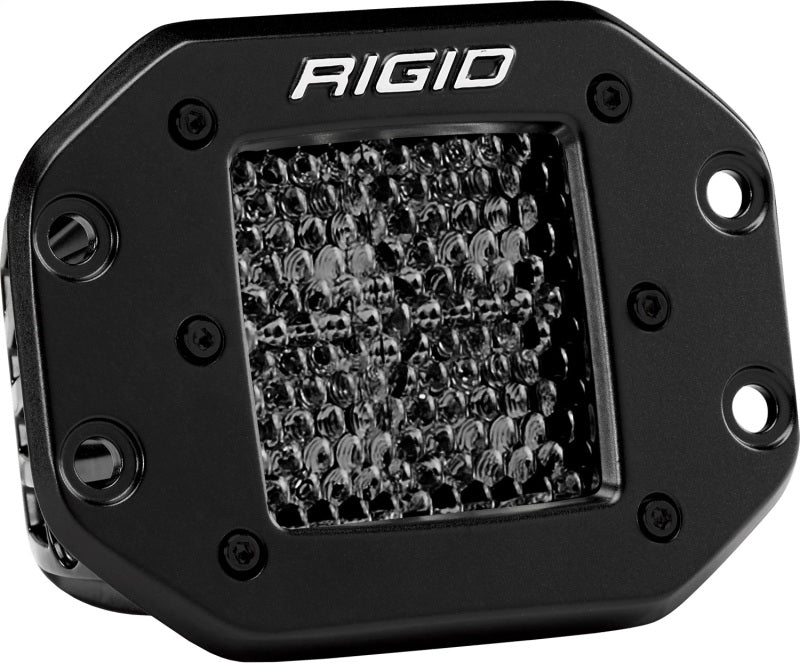 RIGID D-Series PRO Midnight Edition Light Pair, Spot Diffused, Flush Mount