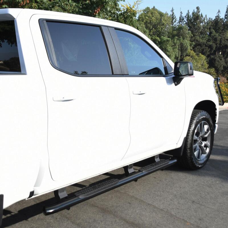 Westin PRO TRAXX 4 Oval Nerf Step Bars, Crew Cab, fits Chevy Silverado 1500