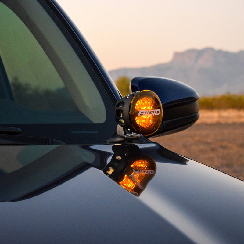 RIGID A-Pillar Light Kit with 4 in. 360-Series Drive Lights, fits Toyota 4Runner