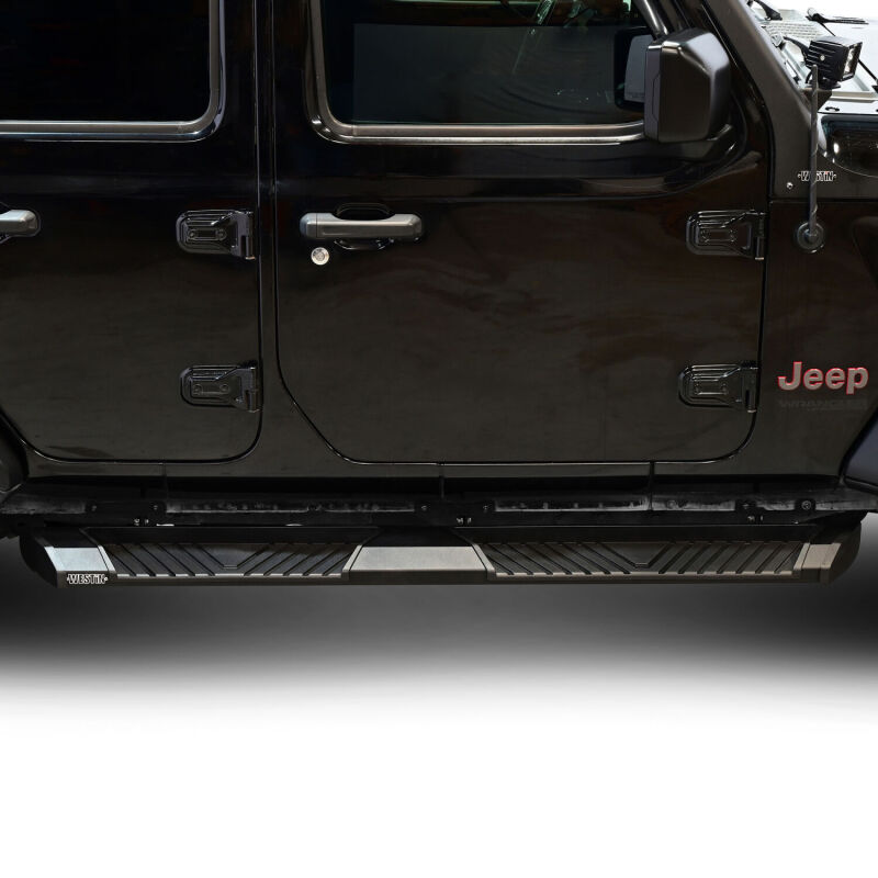 Westin AT6 Running Boards, 4-Door, fits Jeep Wrangler