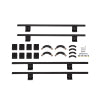 ARB BASE Rack Full Guard Rail, 1255x1155, fits Toyota Tacoma