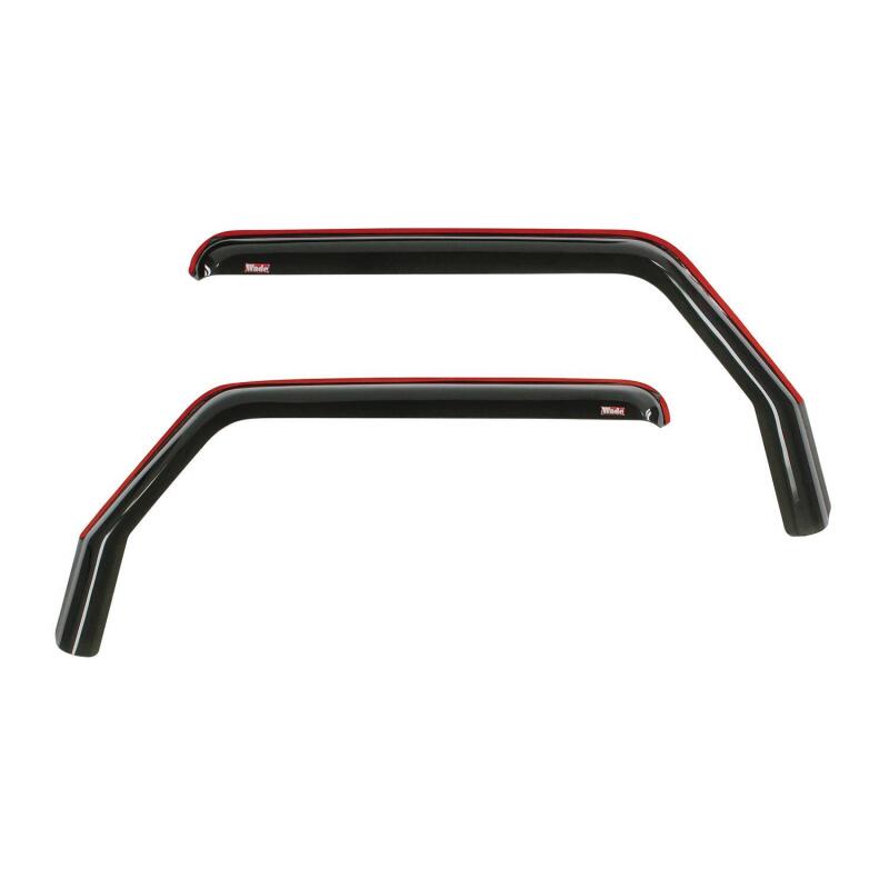 Westin In-Channel Wind Deflectors, 2-Piece, fits Jeep Wrangler