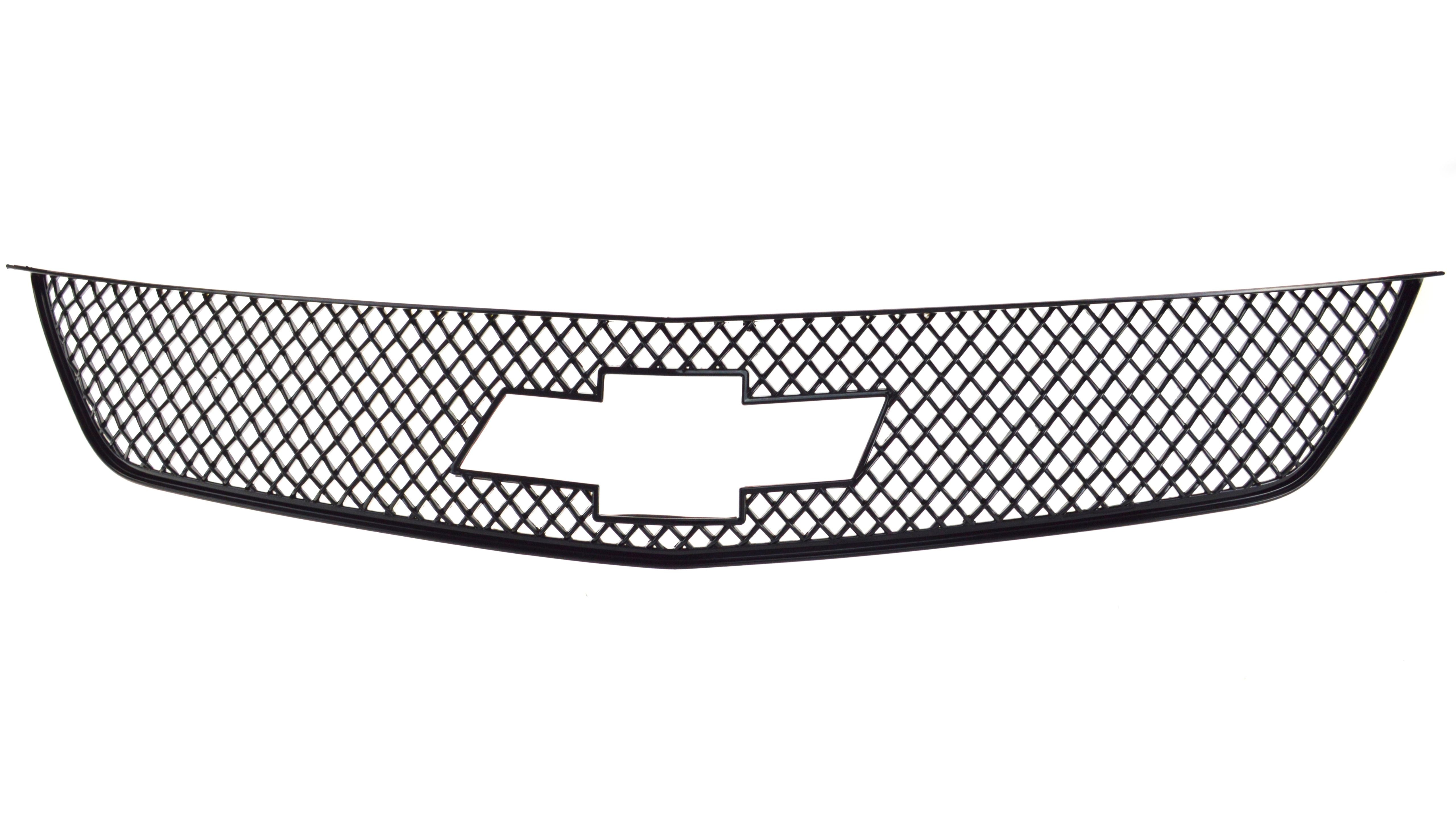 ABS6460BLK 13-20 Chevrolet Impala LS/LT/LTZ 1 PC Gloss Black Tape-on Grille Overlay