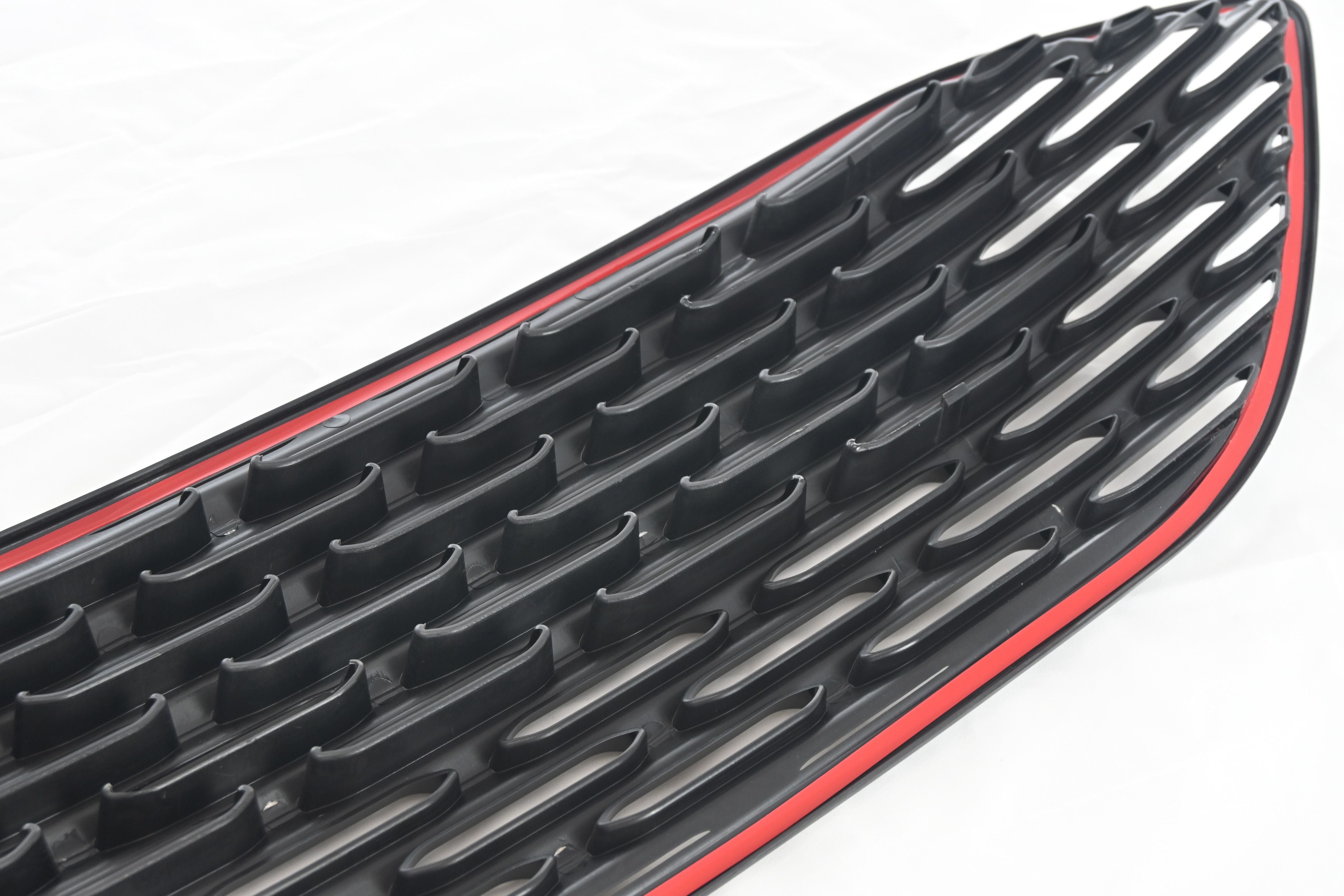 ABS6508BLK 20-22 Ford Escape S/SE/SEL/SE Hybrid 1 PC Gloss Black Clip-On W/Tape Grille Overlay