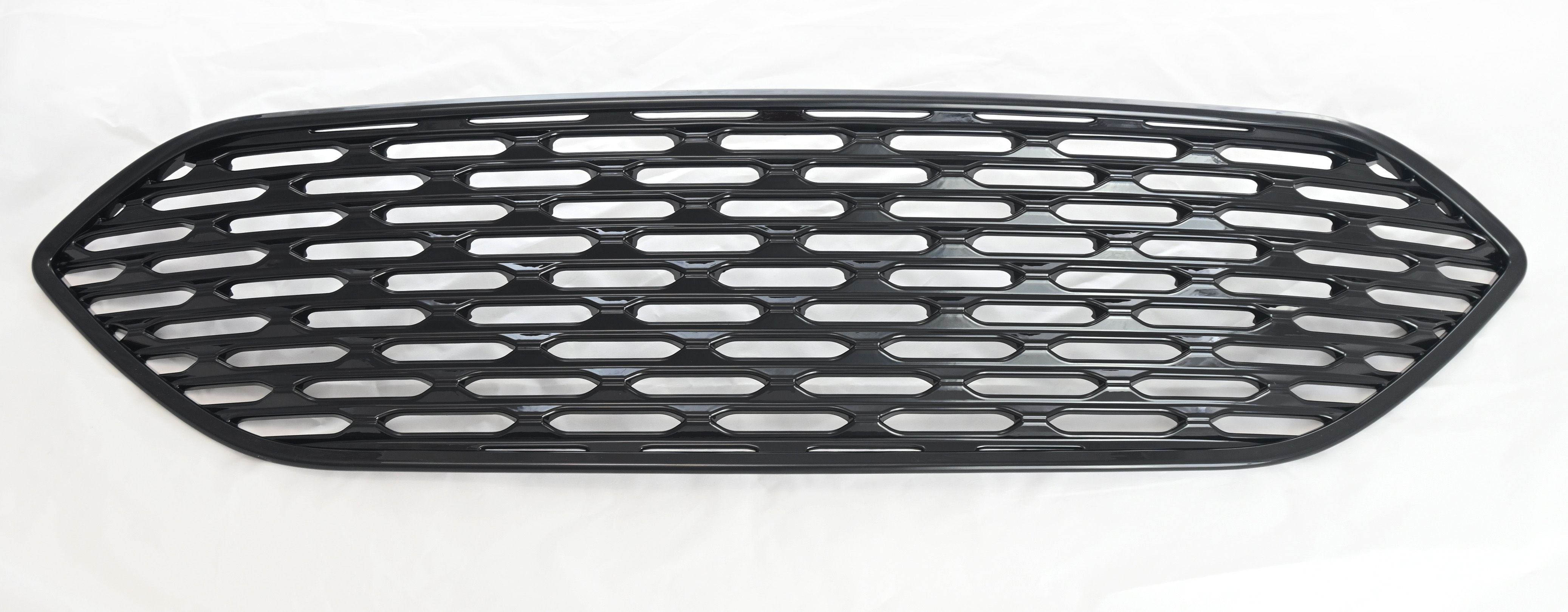 ABS6508BLK 20-22 Ford Escape S/SE/SEL/SE Hybrid 1 PC Gloss Black Clip-On W/Tape Grille Overlay