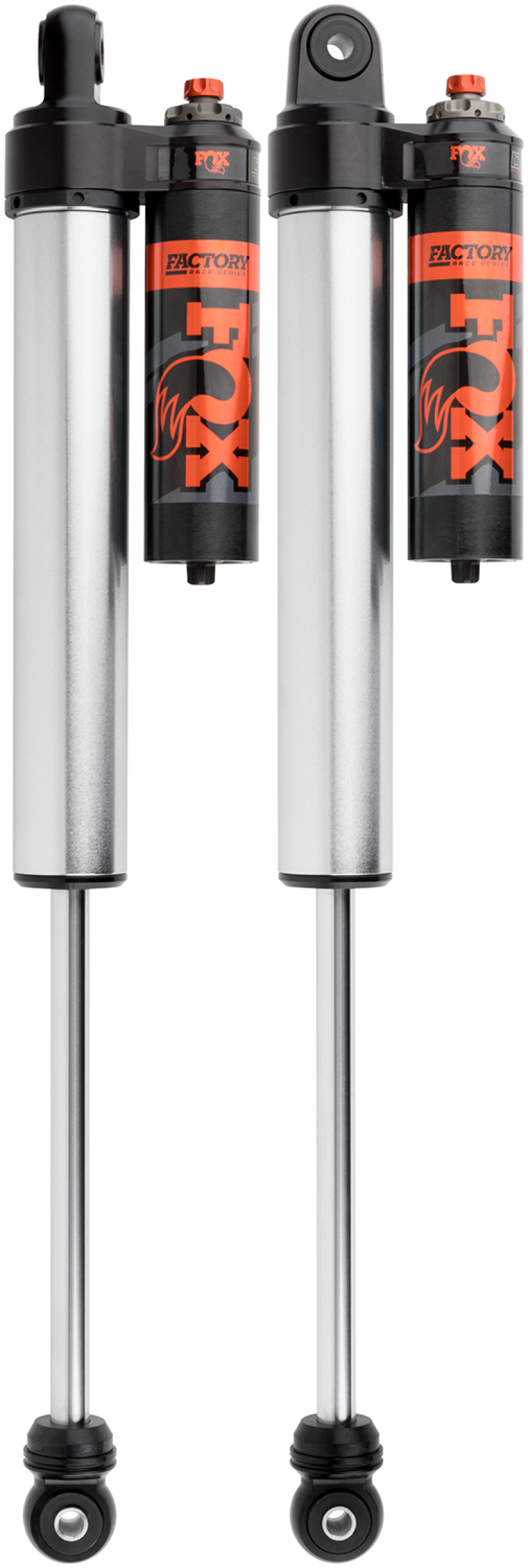 FOX 2.5 Factory Race Rear Reservoir Shocks, DSC (0-1.5 in. Lift), fits Ford F-250/F-350 Super Duty