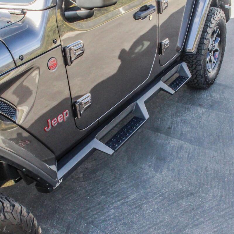Westin HDX Drop Nerf Step Bars, 4-Door, fits Jeep Wrangler