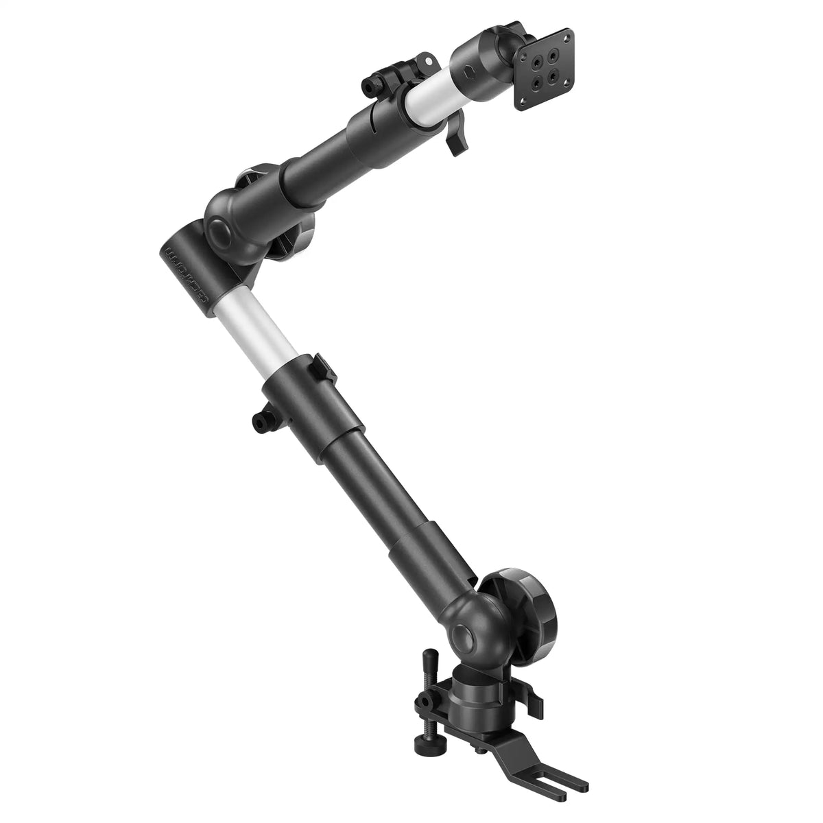 Tackform seat rail AMPS mount with telescoping arm for universal fit