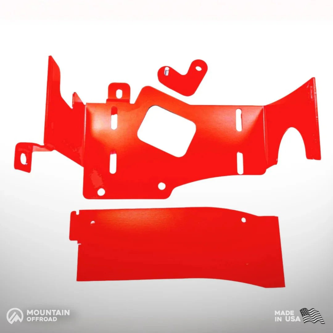 Red ARB compressor mounting bracket kit for Toyota 4Runner vehicle accessories