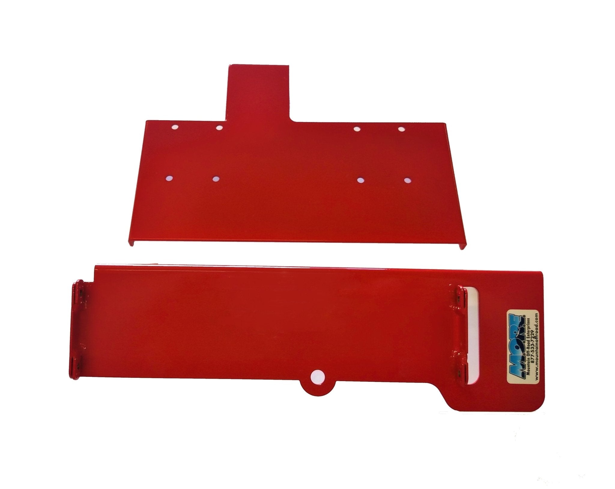 Red ARB twin air compressor mounting bracket for Jeep Wrangler JK Unlimited 2007-2018