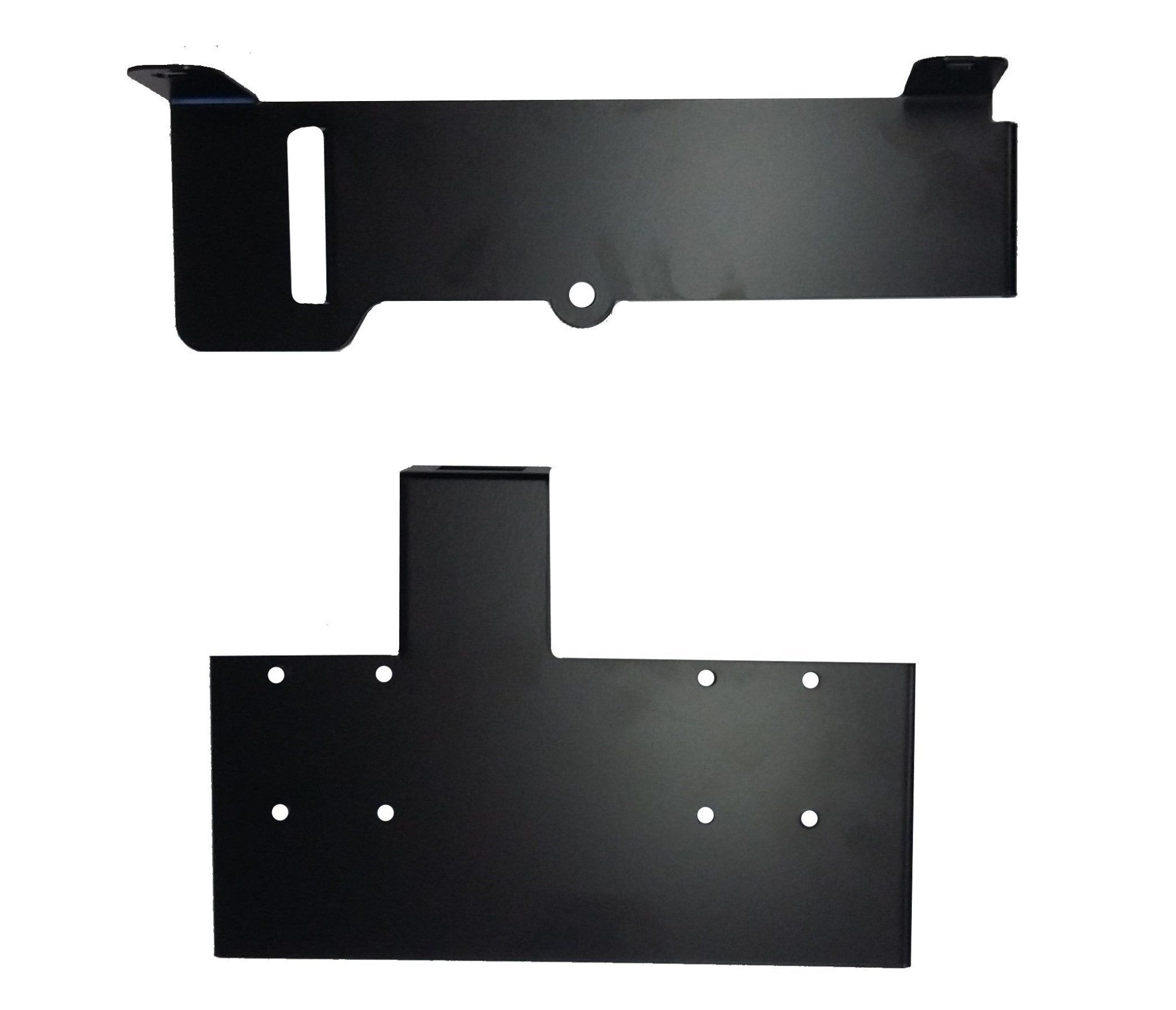 Black steel ARB twin air compressor mounting bracket for Jeep Wrangler JK Unlimited 2007-2018
