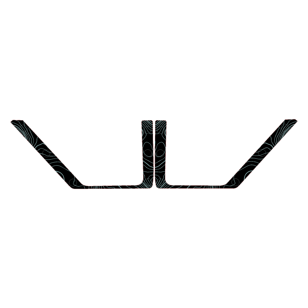 Topo Front Door Net Trim Overlay Kit (Printed Series) - 2021+ Bronco