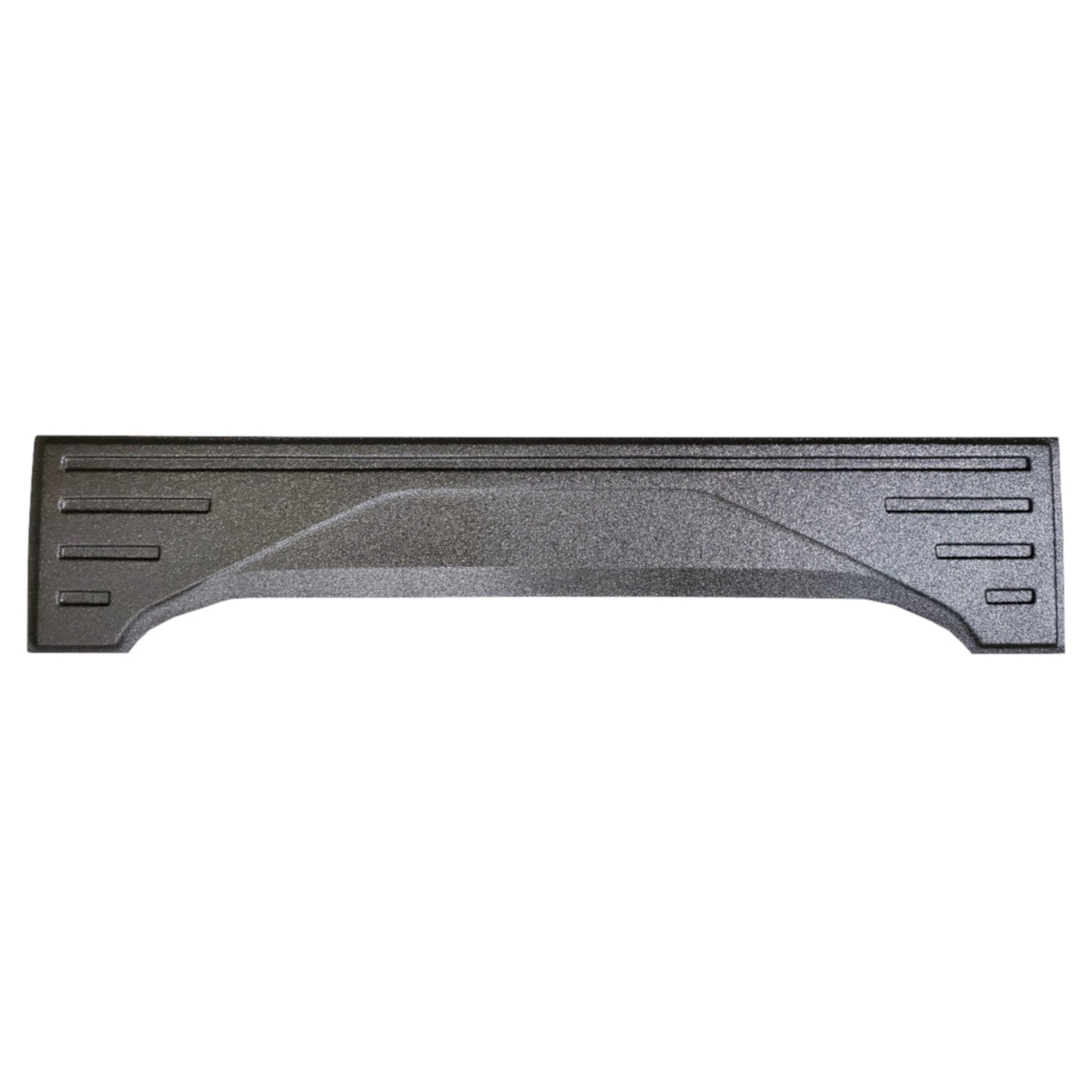 Armor coated Tailgate Applique for 2015-2020 F150 without lighting feature, offering superior protection with a textured finish