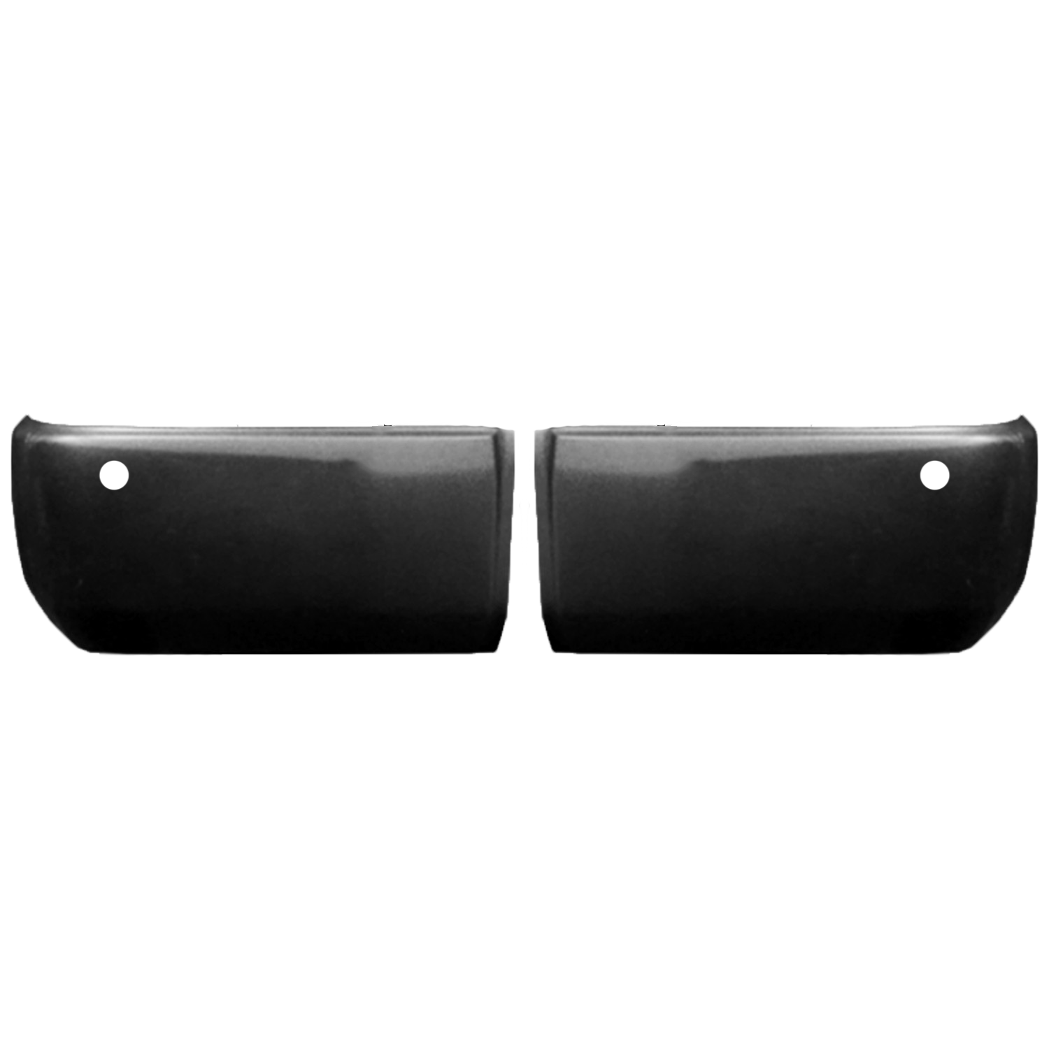 Armor-Coated (Bed lined) BumperShellz Rear Bumper Overlays for 2014-2021 Toyota Tundra, With Sensor Holes – Perfect for a Custom Rear Bumper Appearance.