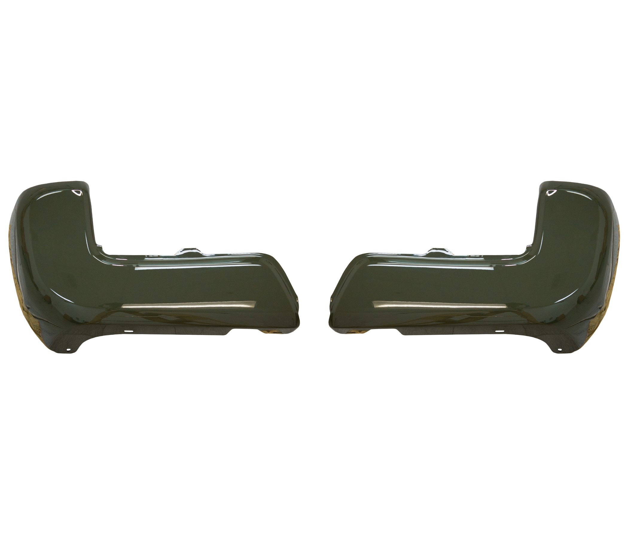Army Green rear bumper cover for 2016-2023 Toyota Tacoma, no parking sensor holes