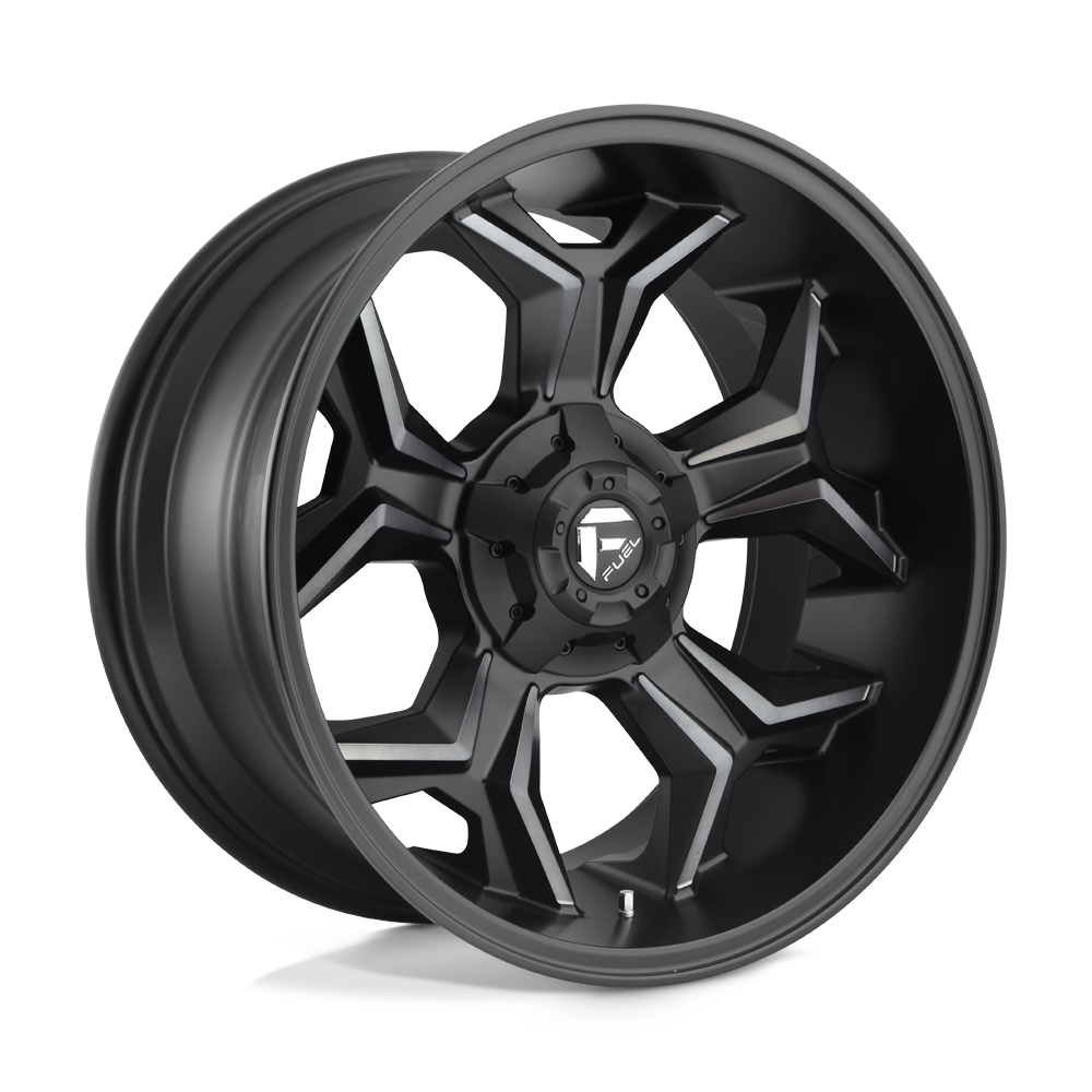 Fuel Avenger D606 Matte Black Double Dark Tint wheel, universal fit