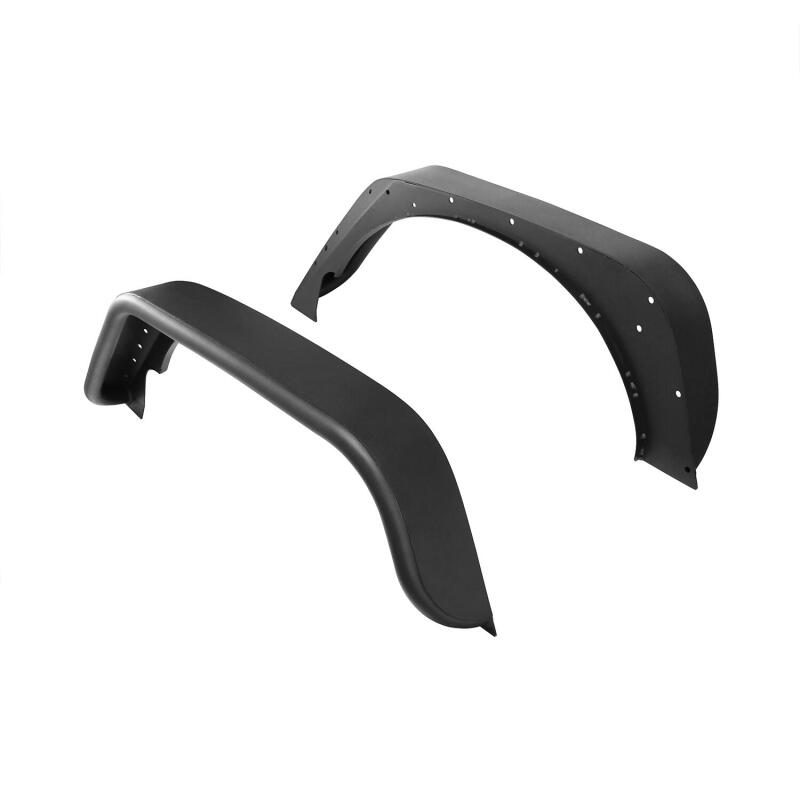 Westin Tube Fenders, Rear, Textured Black, fits Jeep Wrangler