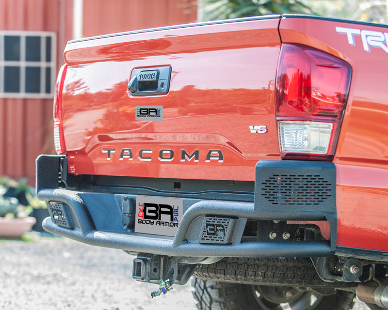 Body Armor 4x4 Desert Series Rear Bumper, fits Toyota Tacoma