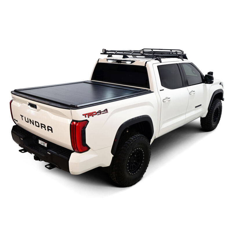 Westin Manual Retractable Tonneau Cover, 5.5 ft. Bed, fits Toyota Tundra