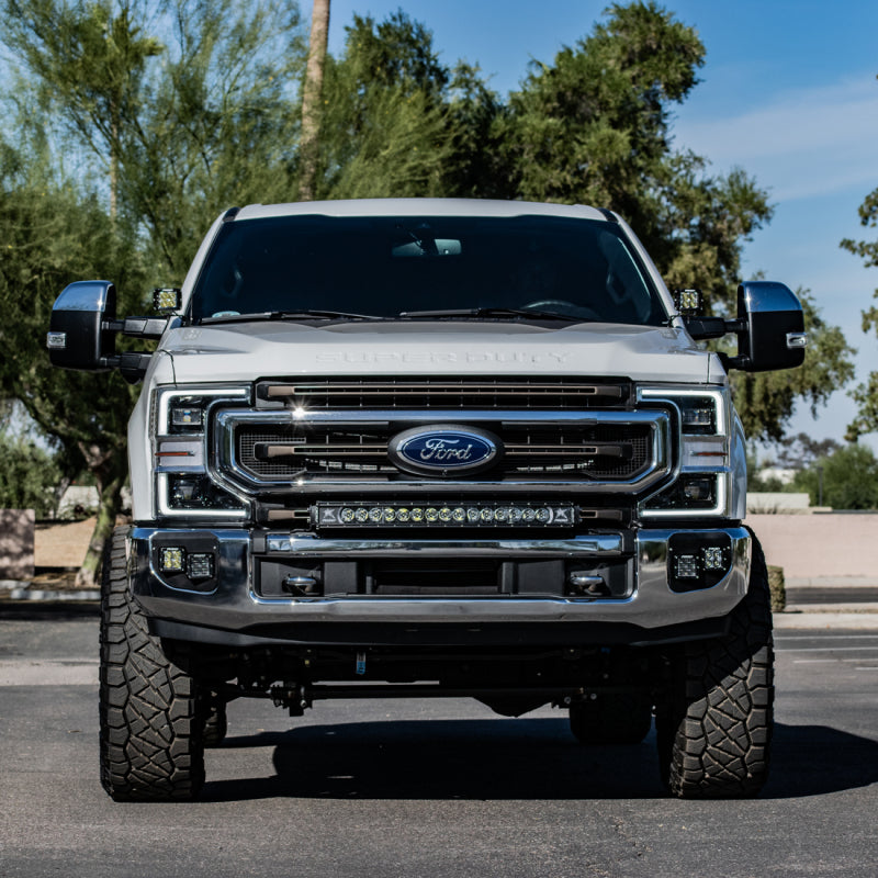 RIGID Dual Fog Light Mount, fits Ford F-250/F-350 Super Duty