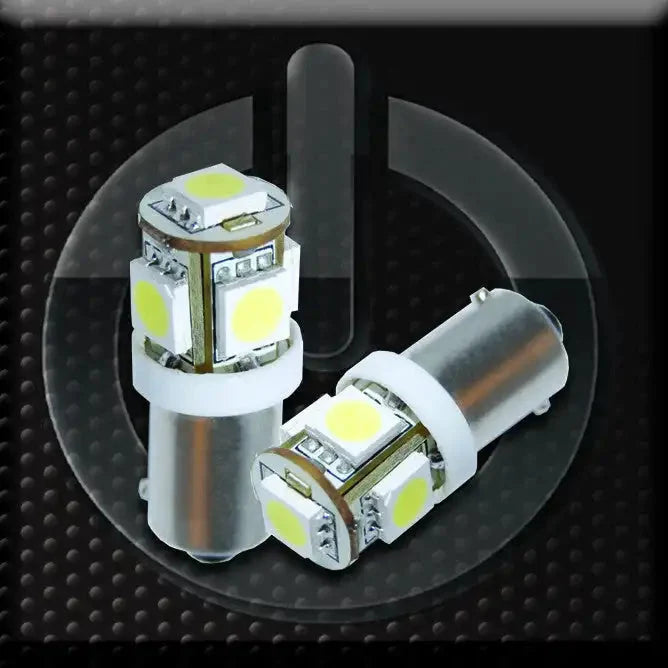 ORACLE BA9S 5 LED 3-chip bayonet bulbs for universal fit