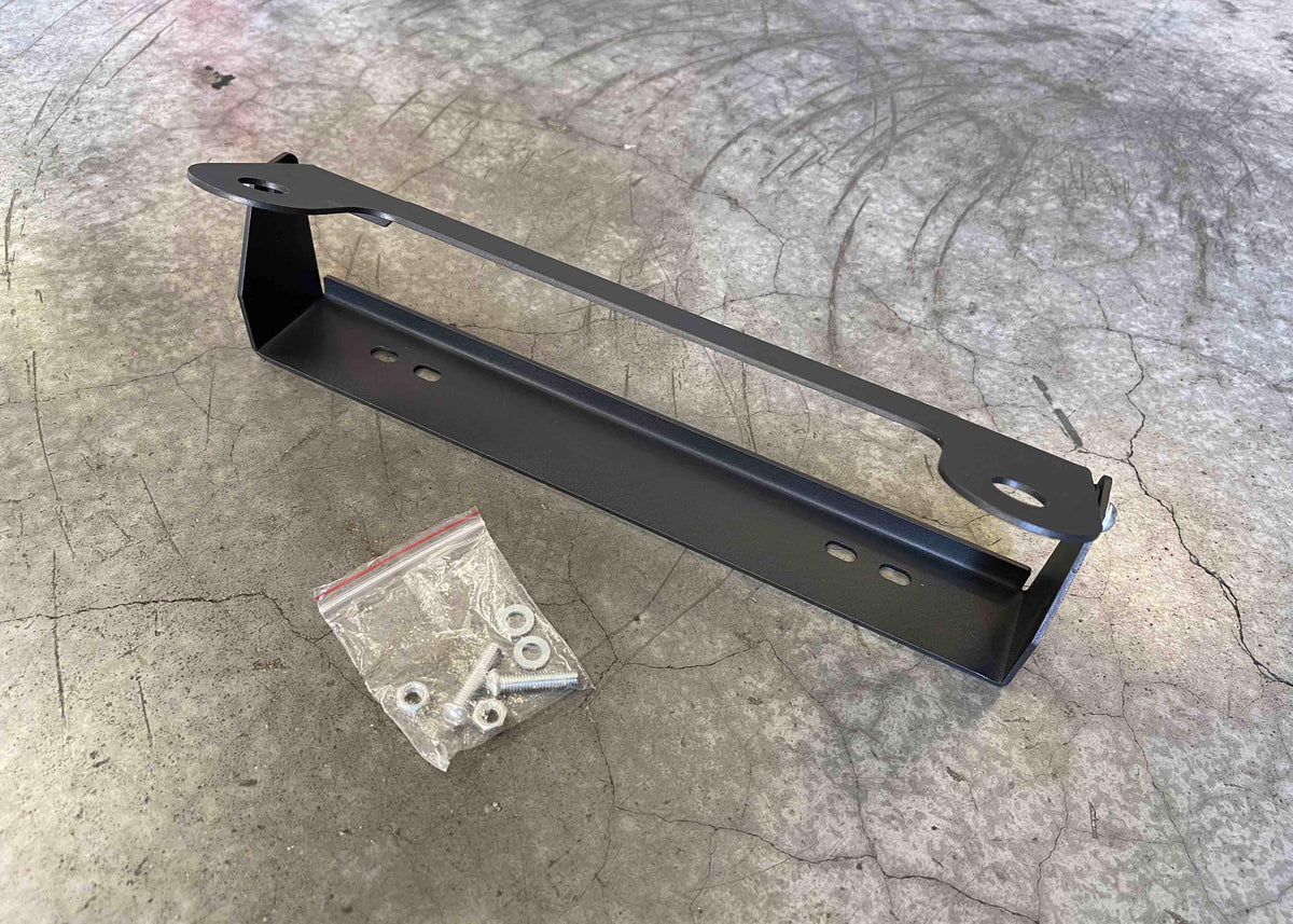 backwoods-flip-up-license-plate-holder-hawse-fairlead-bracket - NVMOS