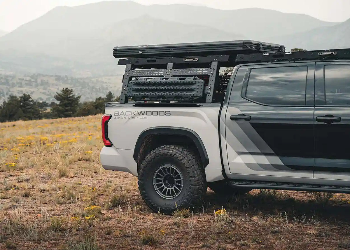 backwoods-toyota-tundra-overland-bed-rack-roof-rack-system - NVMOS