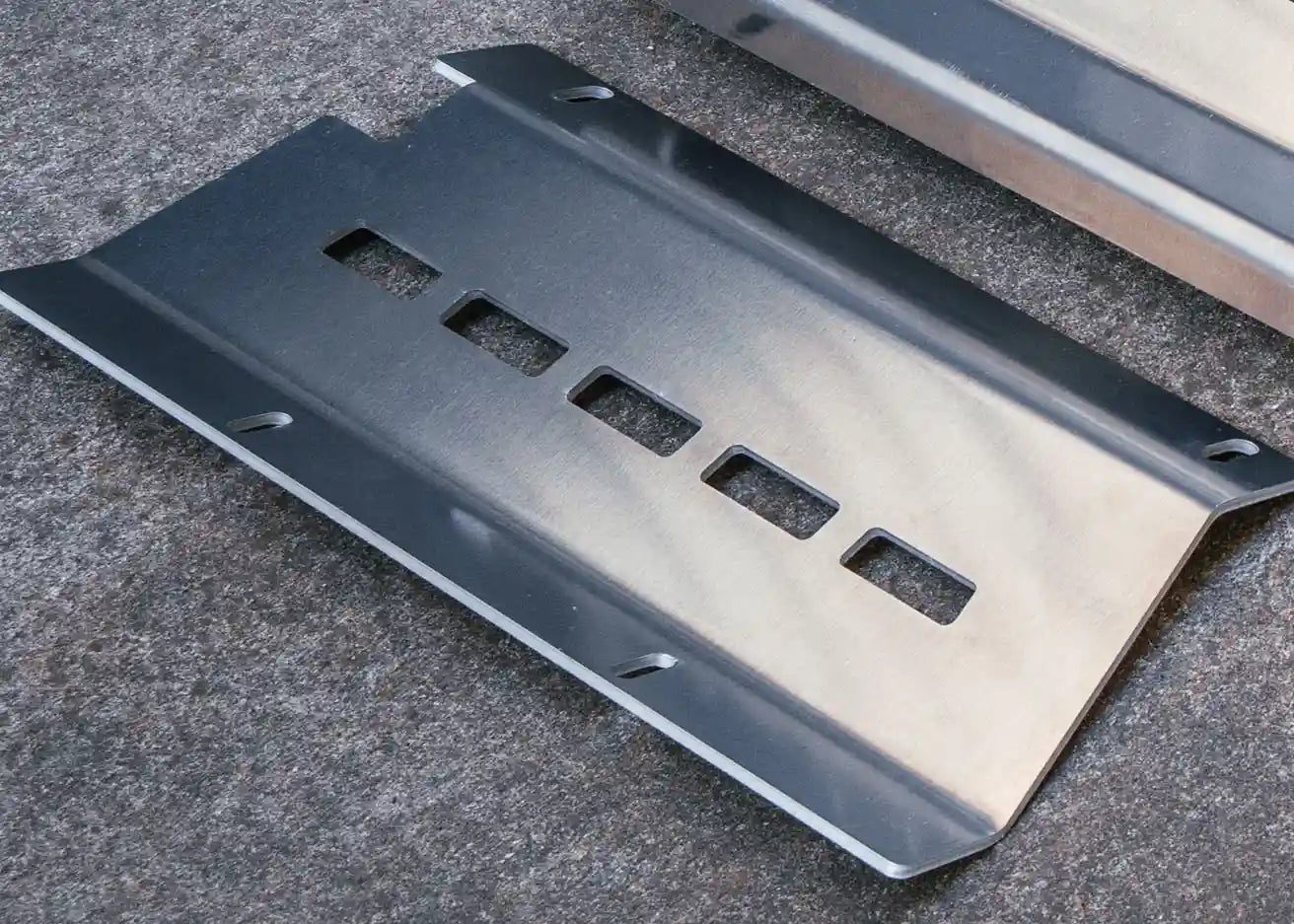 Connector Skid Plate for Hi-Lite Overland series Bumpers included in the Backwoods Adventure Mods Tacoma Ultimate Off Road Kit for 3rd Gen Toyota Tacoma