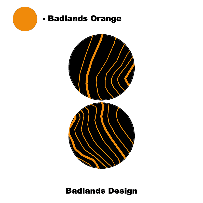 Topo Cup Holder Inserts (Printed Series + Acrylic) - 2021+ Bronco