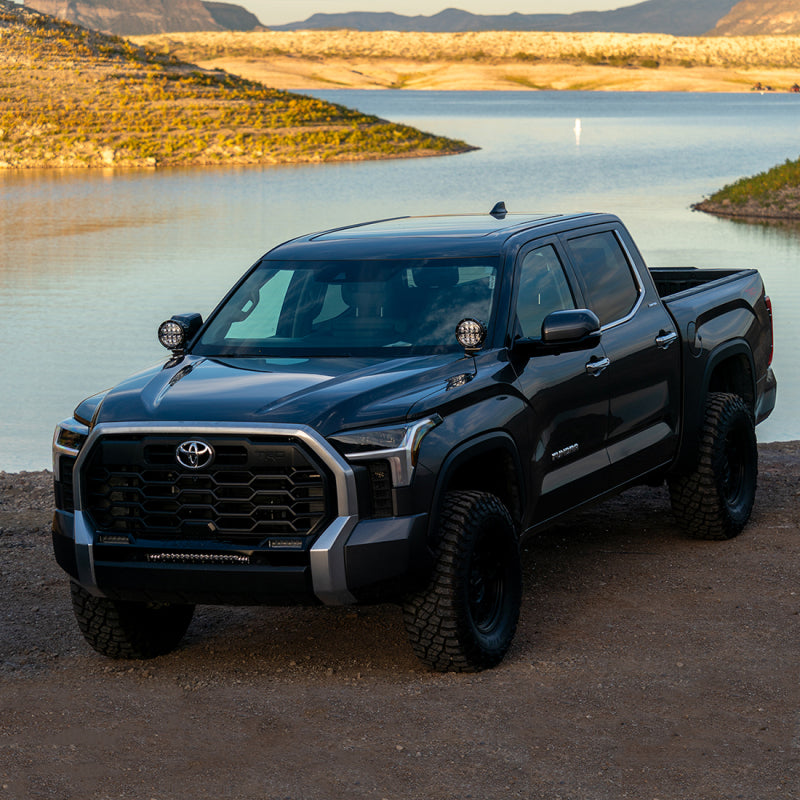 RIGID A-Pillar Lighting Kit with 6 in. 360-Series Drive Lights, fits Toyota Tundra