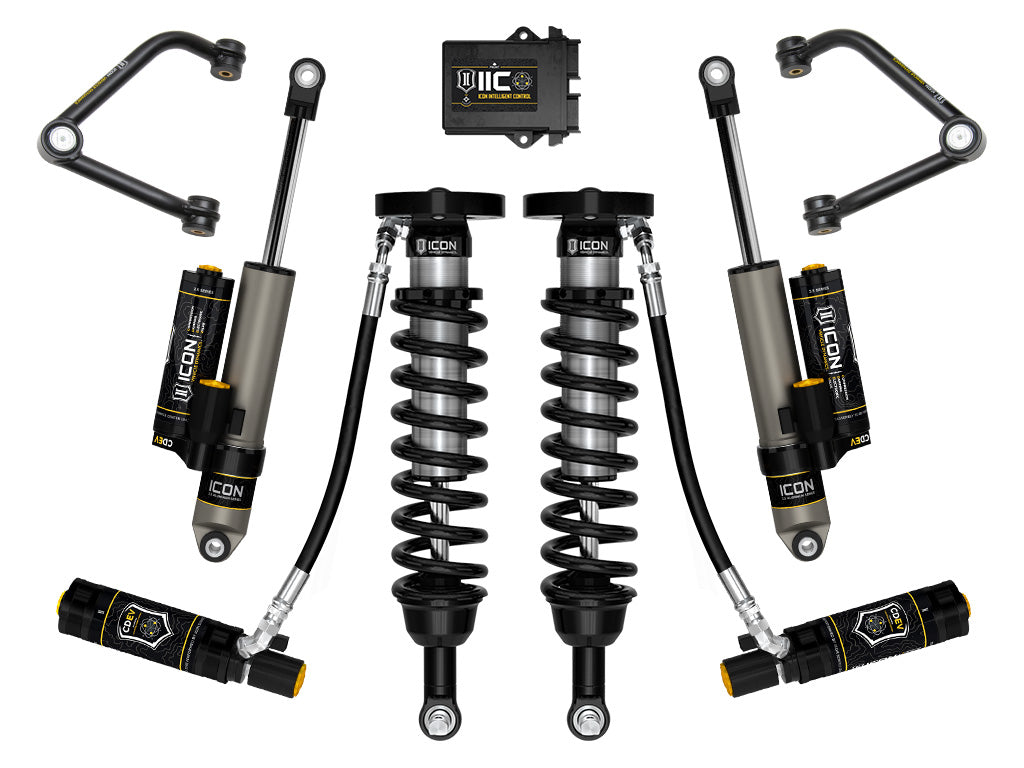 ICON Stage 6 tubular suspension system for Chevy Silverado 1500 and GMC Sierra 1500 2019-2026