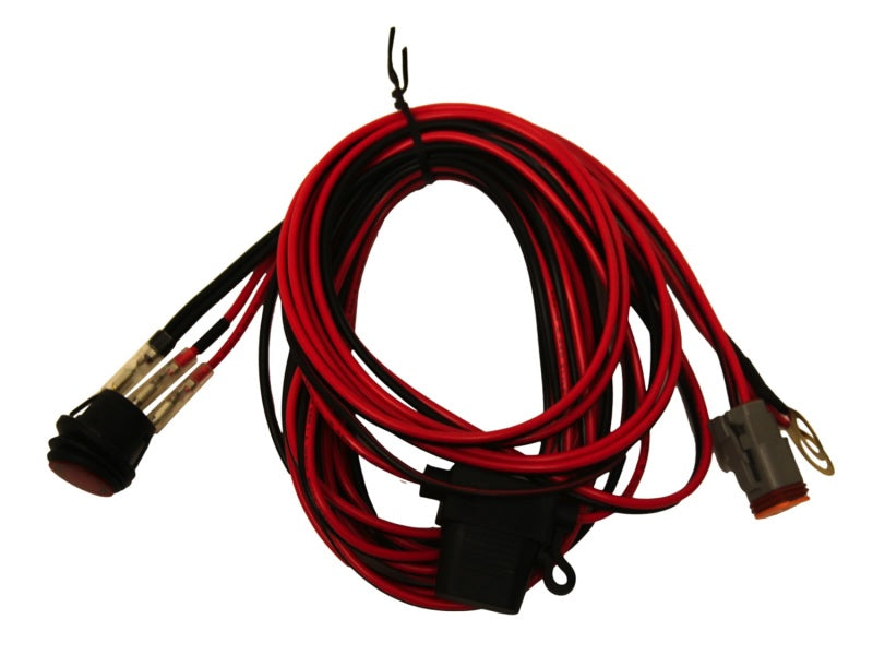 RIGID Wiring Harness for Single 4 in. and 6 in. Lights, 11 ft.