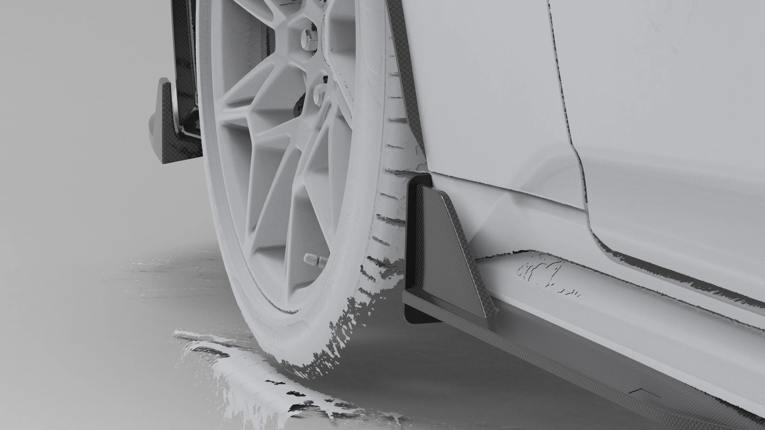 2024-Current Ford Mustang Front Splash Guard