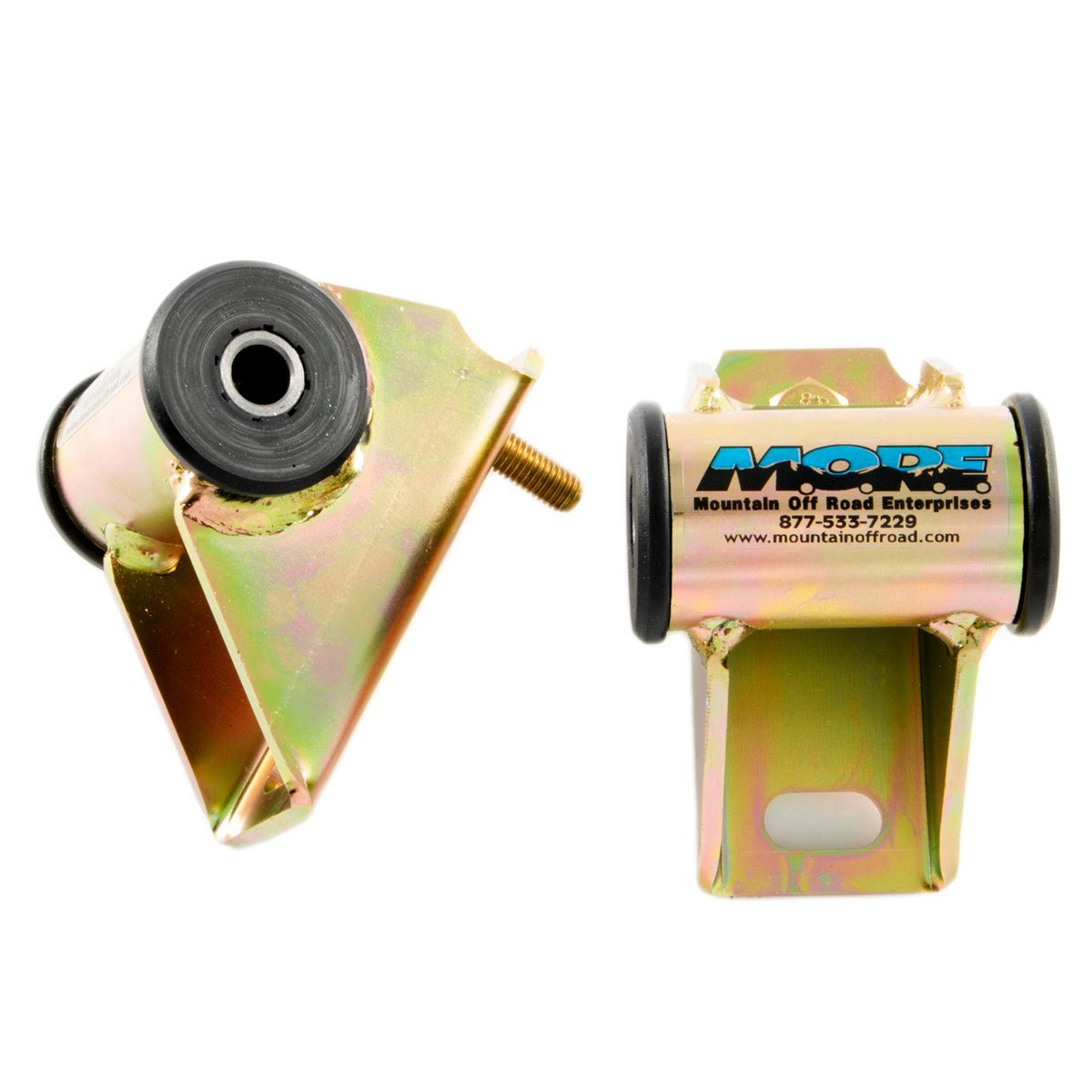 Heavy-duty motor mounts for Jeep Wrangler YJ TJ 6-cylinder 4.0L 4.2L, zinc-plated finish