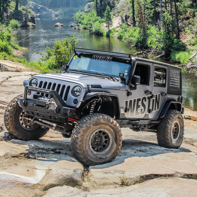 Westin Snyper Rear Tube Fenders, fits Jeep Wrangler