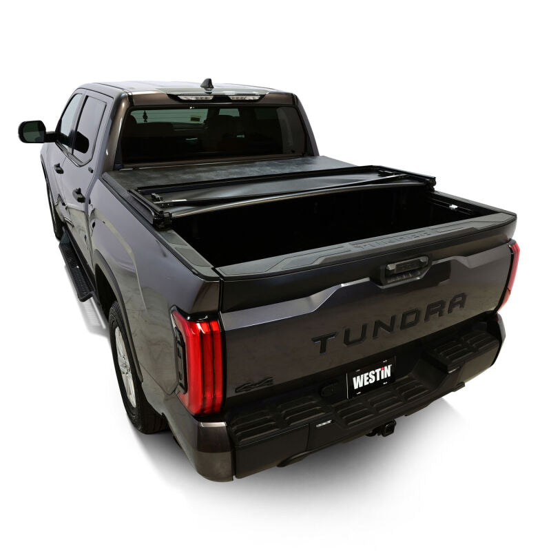 Westin Soft Tri-Fold Tonneau Cover, 66.7 in. Bed, fits Toyota Tundra