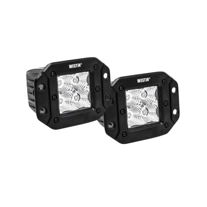 Westin FM4Q Flush Mount LED Lights, Flood, Pair
