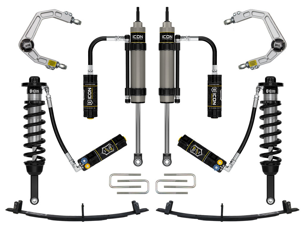 ICON Stage 7 billet CDXS suspension system for 2005-2023 Toyota Tacoma