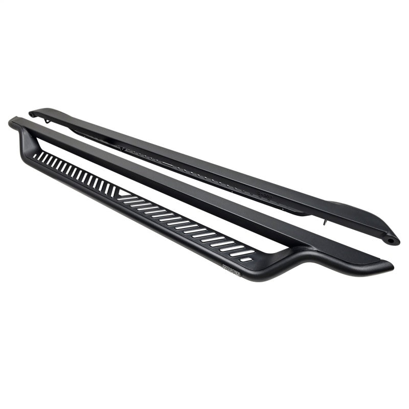 Westin Outlaw Drop Running Boards, Double Cab, Textured Black, fits Toyota Tundra