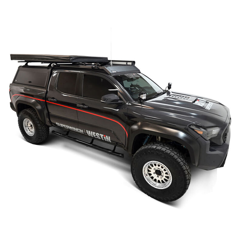 Westin E-Series 3 Nerf Step Bars, Black, fits Toyota Tacoma