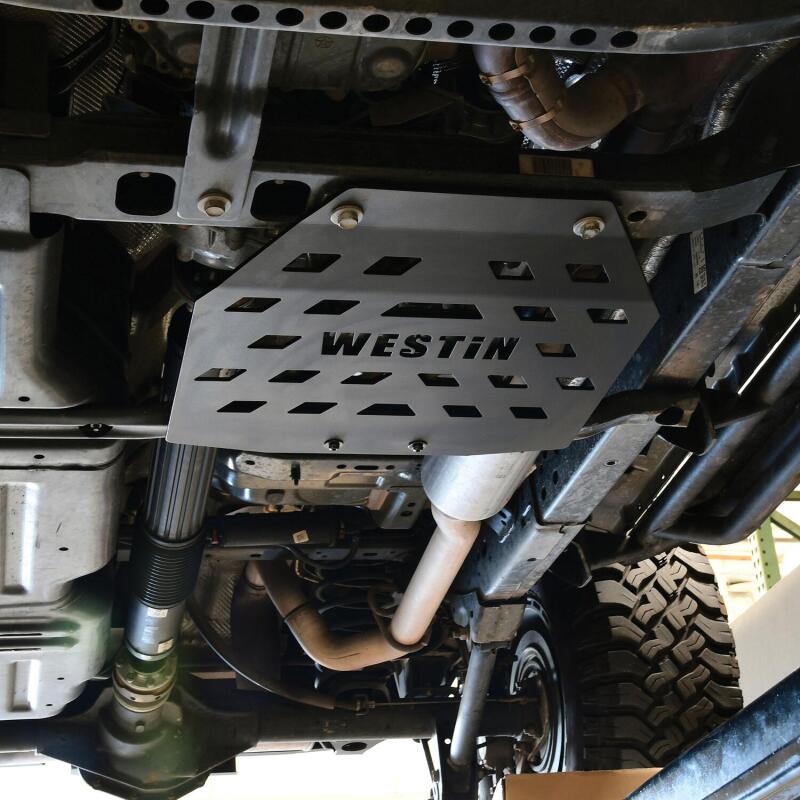 Westin Transfer Case Skid Plate, fits Jeep Wrangler